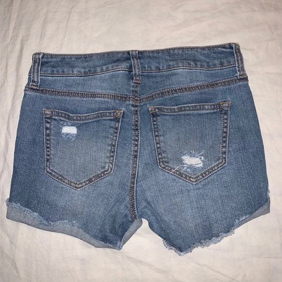 Distressed Jean Shorts - Picture 2 of 3